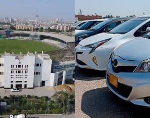 Karachi Champions Trophy Stadium Parking