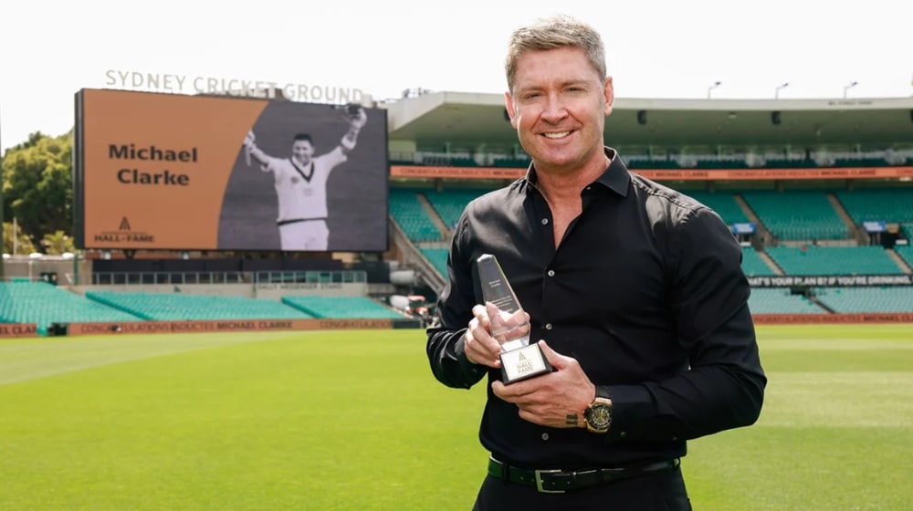 Michael Clarke Inducted into Australian Cricket Hall of Fame