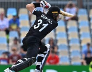 Martin Guptill Playing for New Zealand