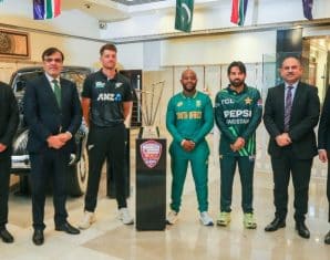 Tri-Nation Series Trophy has been unveiled