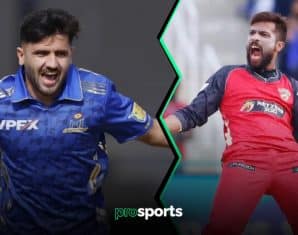 Mohammad Amir was involved with a tussle against Fazalhaq Farooqi's nation mate
