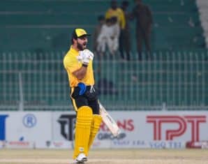 Sahibzada Farhan celebrates his century