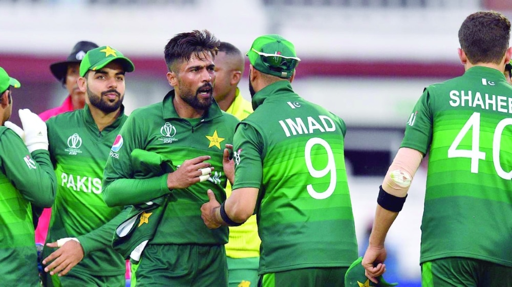 Imad Wasim during his Pakistan cricket team days