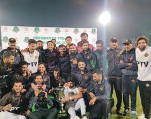 PTV with the President's Trophy Cup