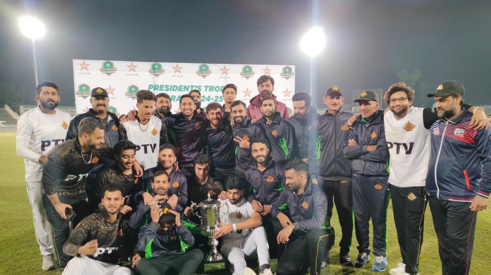 PTV with the President's Trophy Cup