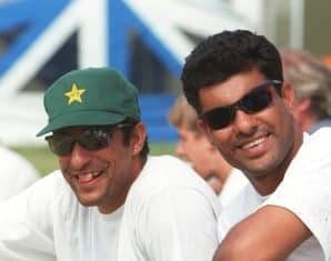 Waqar Younis and Wasim Akram in their heyday