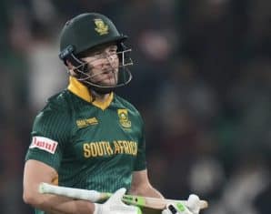 David Miller after scoring a century