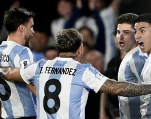Argentina celebrates reaching the 2026 FIFA World Cup
