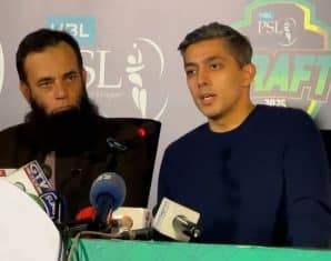 Ali Tareen during a press conference