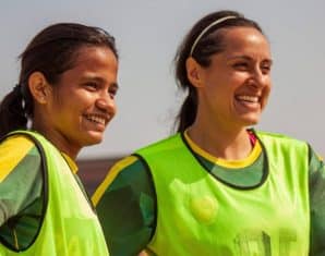 Maria Khan during a training camp