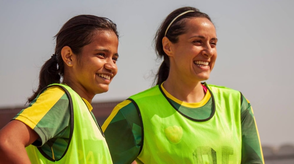 Maria Khan during a training camp