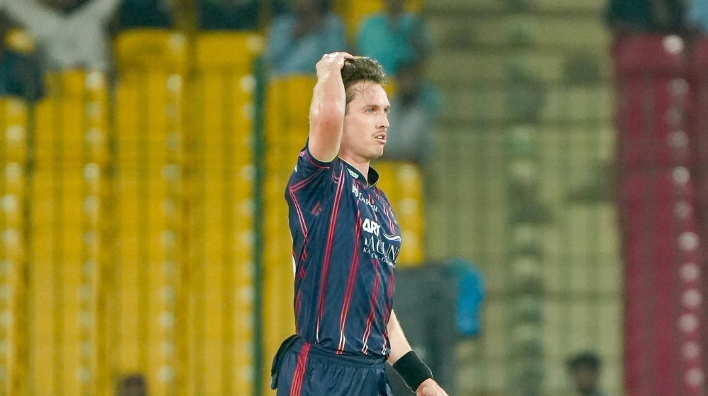 Adam Milne during his time with Karachi Kings