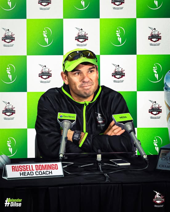 Russell Domingo Lahore Qalandars Head Coach PSL X
