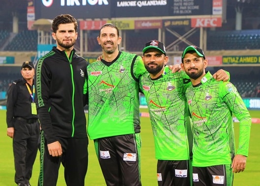Sikandar Raza and David Wiese Lahore Qalandars PSL X