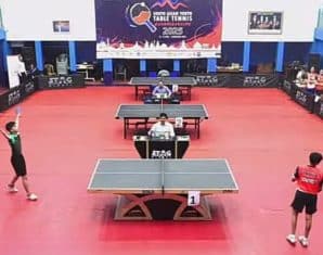 Abdaal Muhammad Khan of Pakistan Defeats India’s Atharva Nawarange in U-15 Singles Semi-Final at South Asian Youth Table Tennis Championship