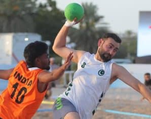 Pakistan Beats India in Beach Handball Championship