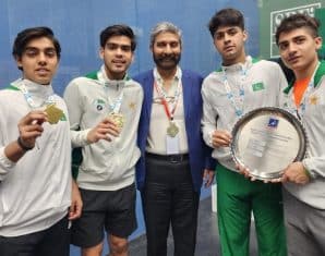 Ashab Irfan before playing the South Australian Open 2025