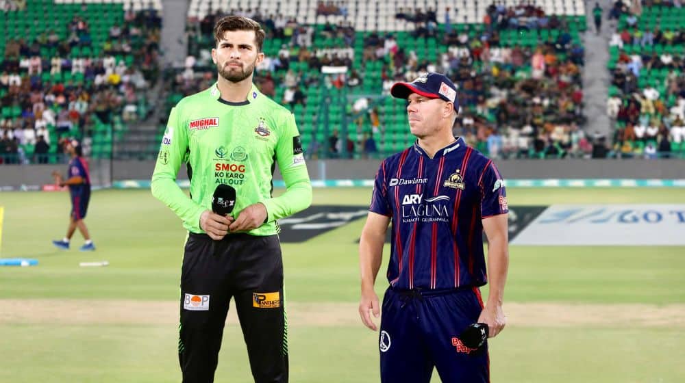 david warner shaheen afridi karachi kings lahore qalandars