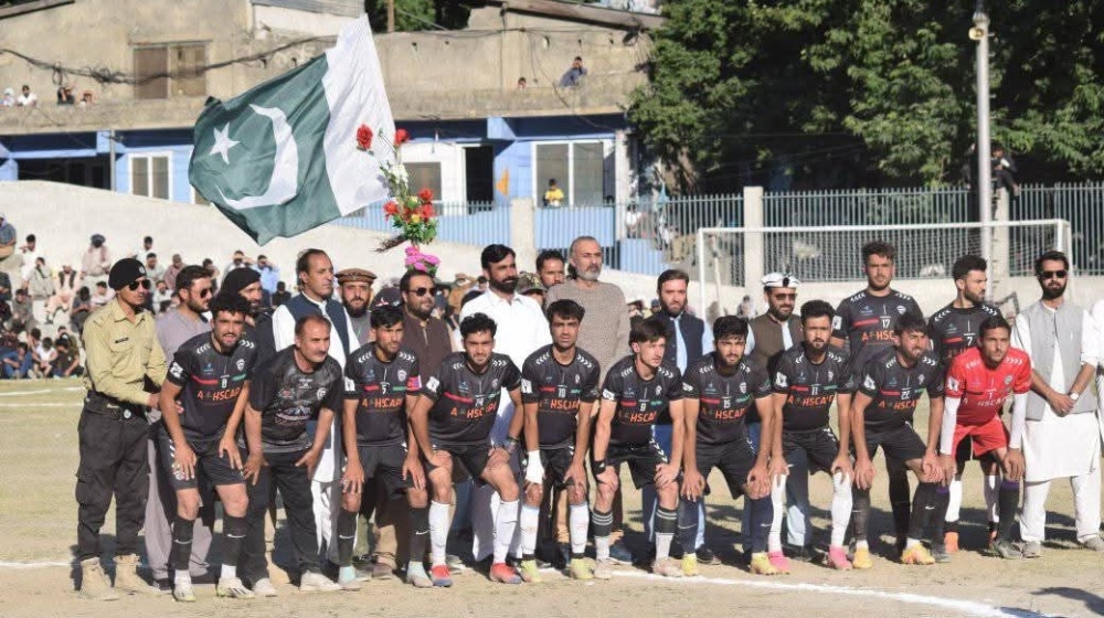 Zang Bazar at the inaugural Lower Chitral District Cup