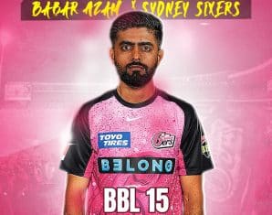 Babar Azam Sydney Sixers