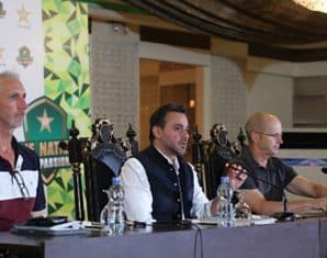 Jason Gillespie during his introductory pres conference