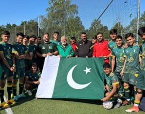Pakistan team at the Norway Cup