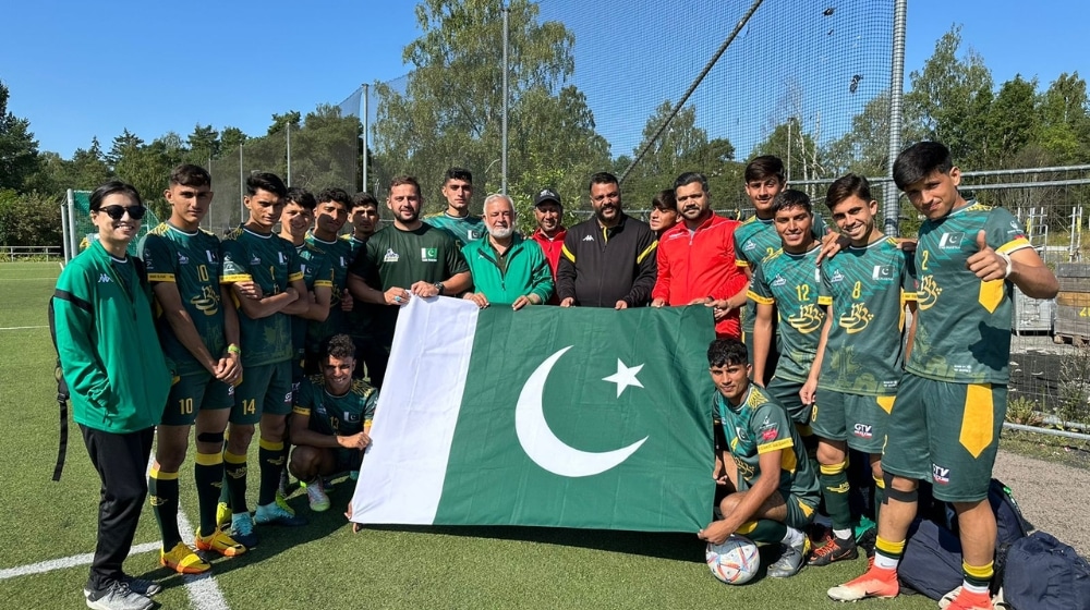 Pakistan team at the Norway Cup