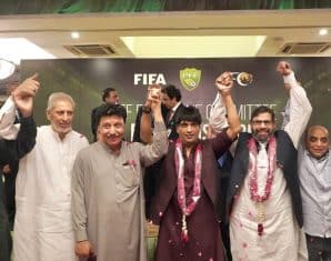 PFF leadership after the latest elections
