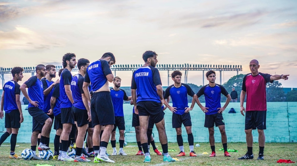 Pakistan has begun training for the Myanmar clash in the Asian Cup Qualifiers