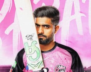 Babar Azam's Sydney Sixers poster