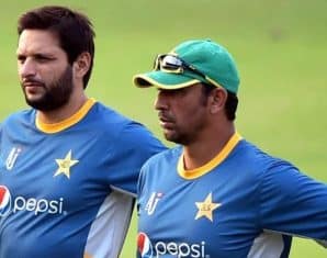 Azhar Mahmood and Shahid Afridi