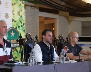 Gary Kirsten during a press conference