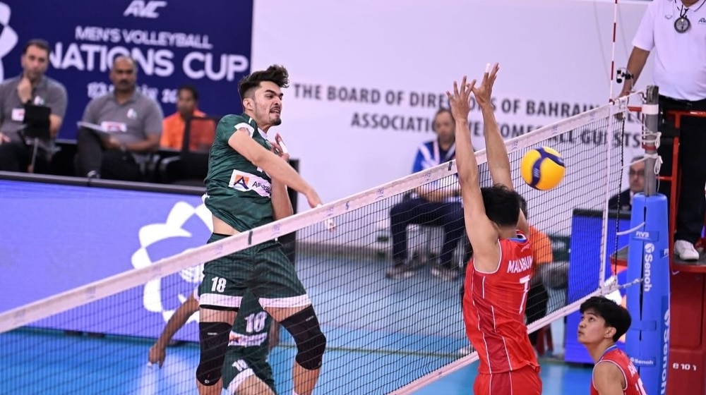 Pakistani during the AVC Nations Cup action