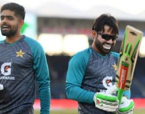 Aaqib Javed has commentated on Babar Azam and Mohammad Rizwan's absence