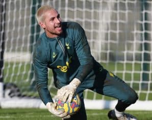 Alfie Malik Whiteman seen during a training session with Tottenham, could join Pakistan football team soon