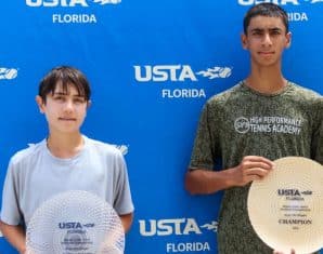 Mikaeel Ali Baig after winning and ITF title
