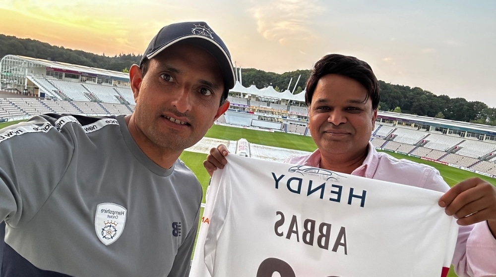 Moghees Ahmed with Mohammad Abbas