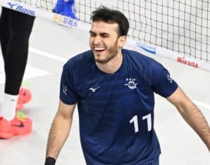 Murad Khan during a match in Korea