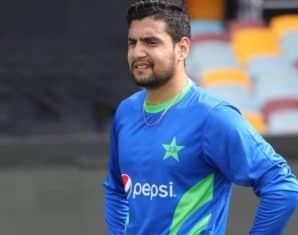Haider Ali during a training session