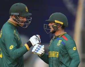 Quinton de Kock and Klaasen during a game