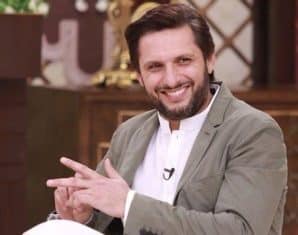 Shahid Afridi during a private event