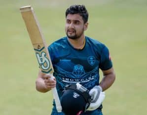 Haider Ali during his cricketing stint in England