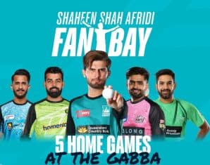 Brisbane Heat have dedicated a special fan zone to Shaheen Shah Afridi's fans during BBL 15