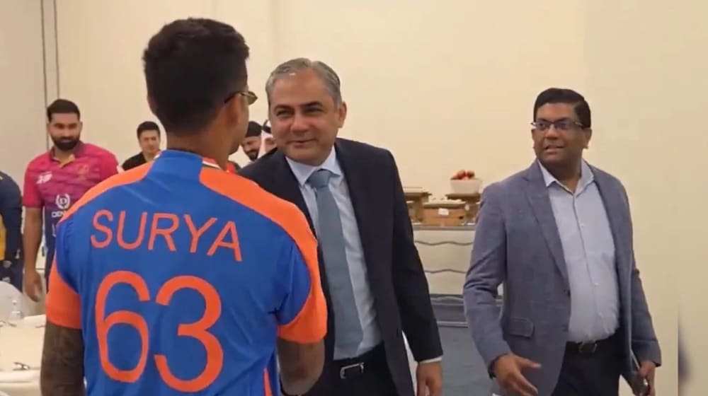 Suryakumar Yadav meets Mohsin Naqvi