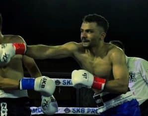 Ameer Yousafzai during his bout