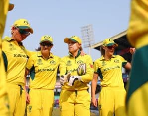 Members of the Australian Women's Cricket Team