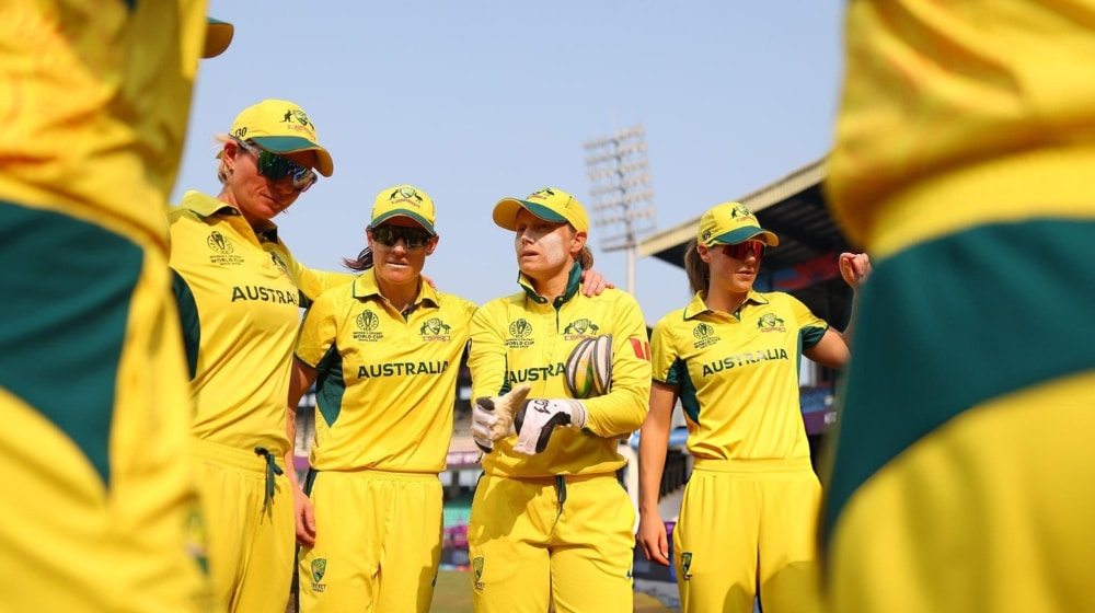 Members of the Australian Women's Cricket Team