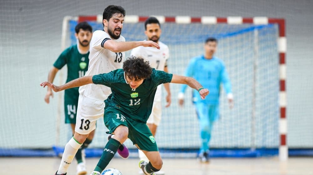 Pakistan will face Saudi Arabia in the Asian Futsal Cup Qualifier tonight