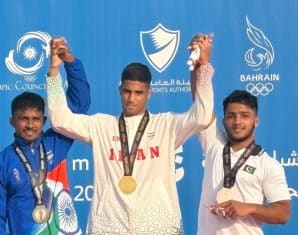 Hassan Ali at the Asian Youth Games