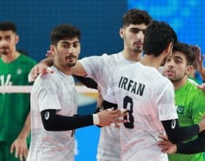 Pakistan Volleyball Team at the Asian Youth Games